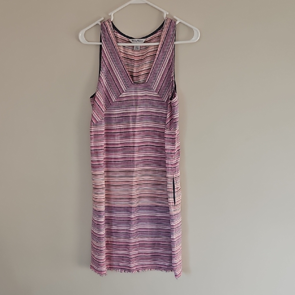 Eileen Fisher Purple Sheath Midi Dress V-Neck Sleeveless - Picture 1 of 5